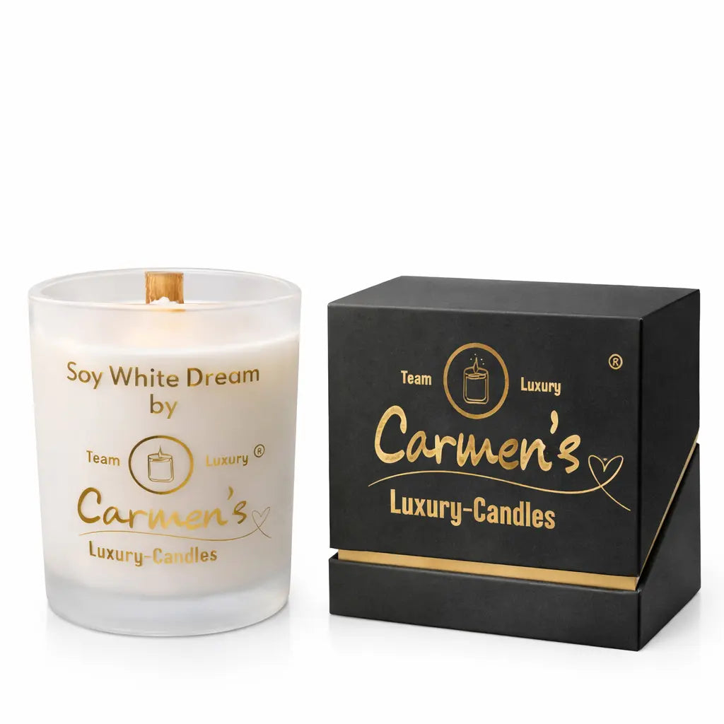 Sojawachs Duftkerze Soy White mit Vanilleduft dekorative Aromakerze online bestellen