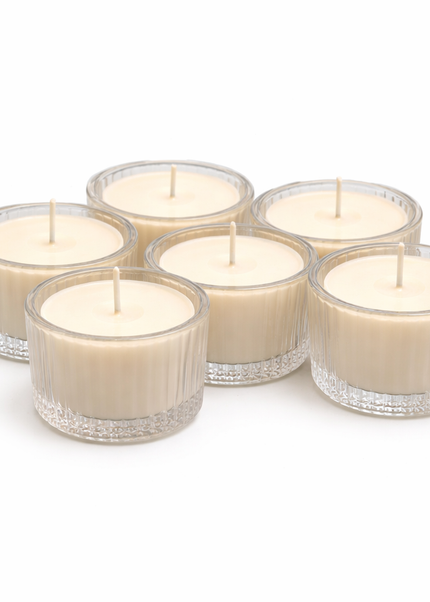 Soy Vanilla Tealight Set – Handgefertigte Teelichter aus natürlichem Sojawachs mit Vanilleduft