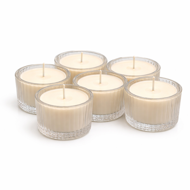 Soy Vanilla Tealight Set – Handgefertigte Teelichter aus natürlichem Sojawachs mit Vanilleduft