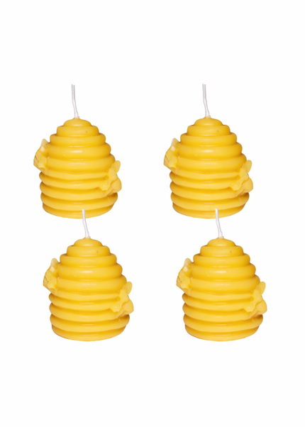 Beeswax Candle Tealight Set of 4 – Handcrafted Candle from Pure Beeswax