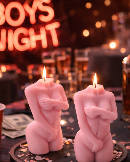 Woman’s Torso set of 2 – Handcrafted Candle / Handmade Candle / Bougie artisanale / Lumânare artizanală / Vela artesanal