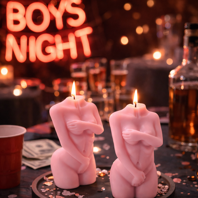 Woman’s Torso set of 2 – Handcrafted Candle / Handmade Candle / Bougie artisanale / Lumânare artizanală / Vela artesanal